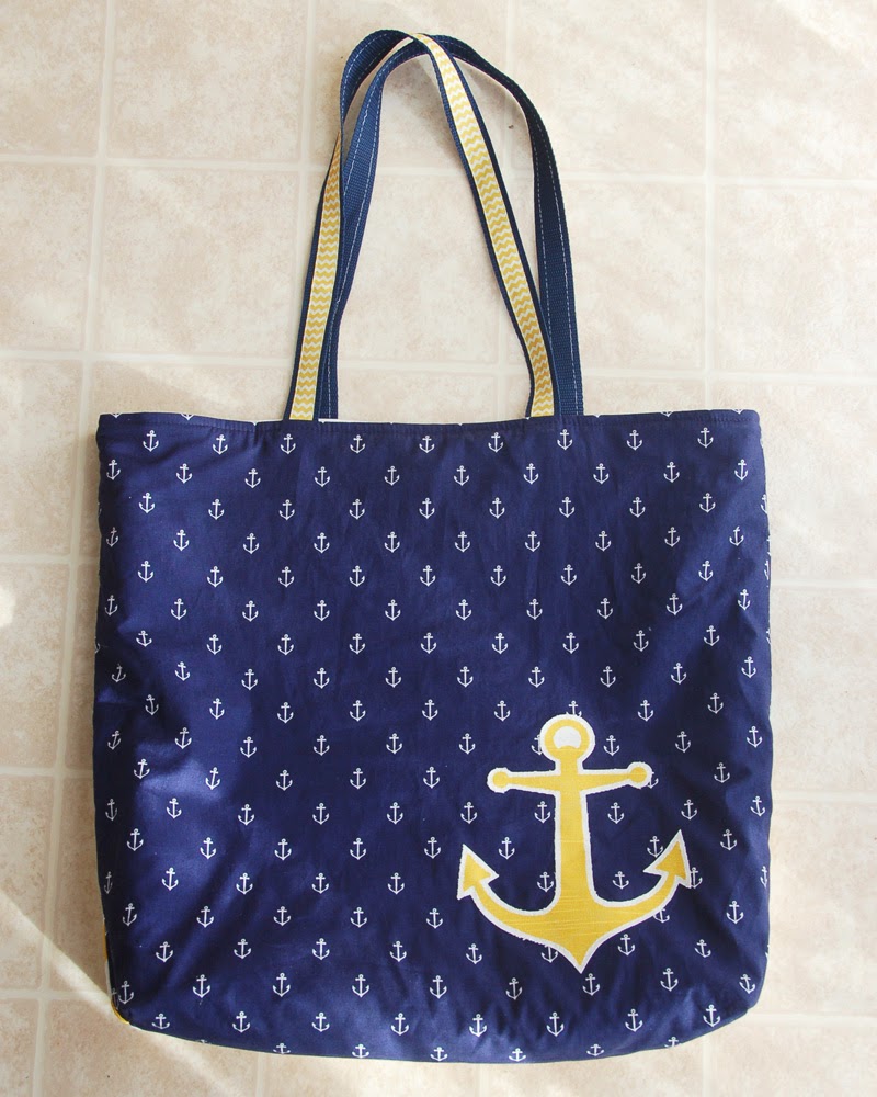 The Almost Perfectionist Nautical Diaper Bag