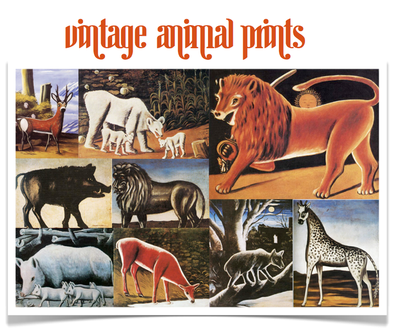 10 Rooms: Need Art? Free Vintage Printable Site