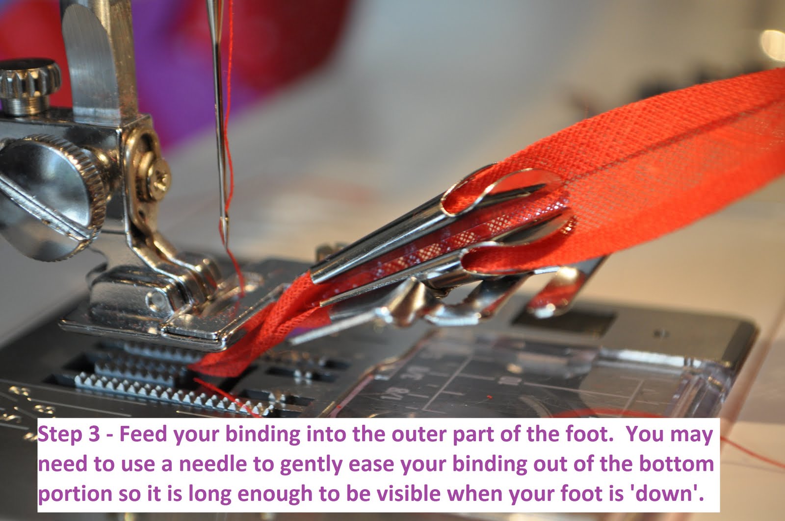 BellaBoutique Bias Binding Foot