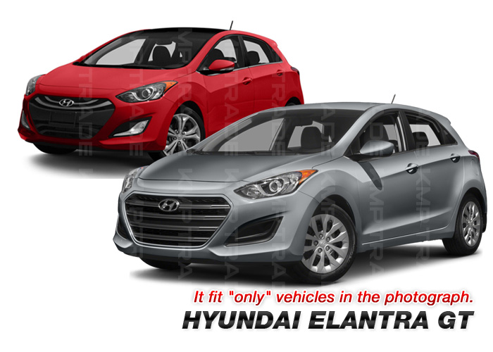 Sports Hole Plate Window Glass C Pillar For 12 13 Hyundai New i30 Elantra GT