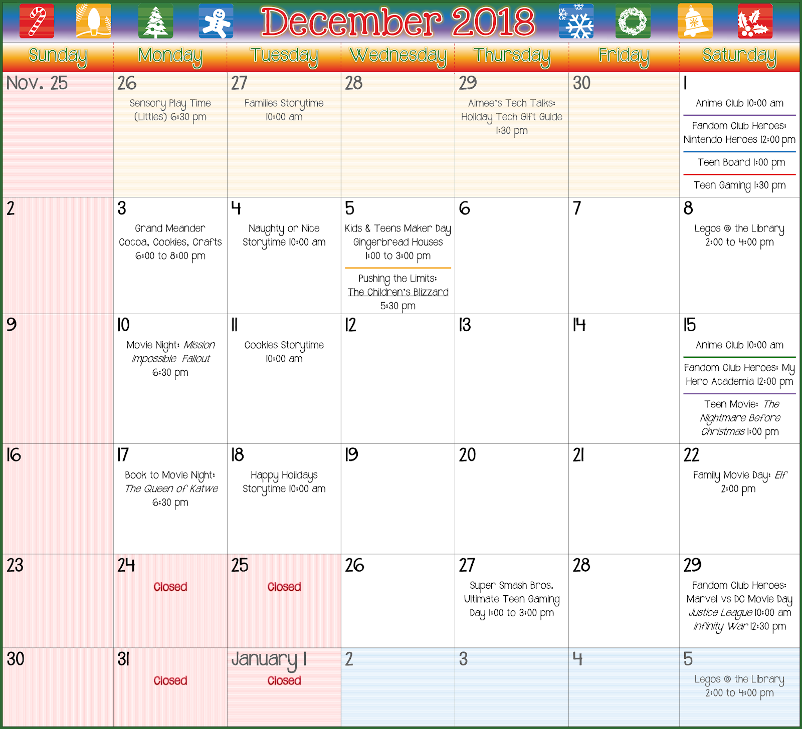 news at spencer public library this months calendar of events this months calender