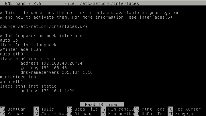 Merubah Komputer Menjadi Sebuah Router Linux (Debian 8 Wheexy)