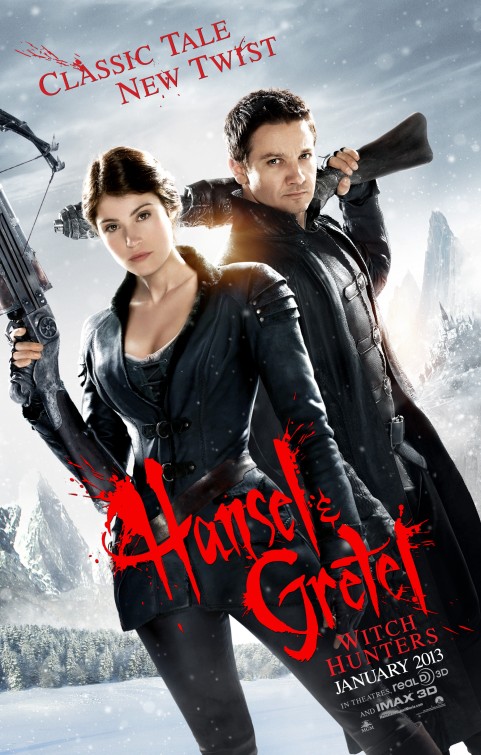 Hansel Gretel Witch Hunters movie poster