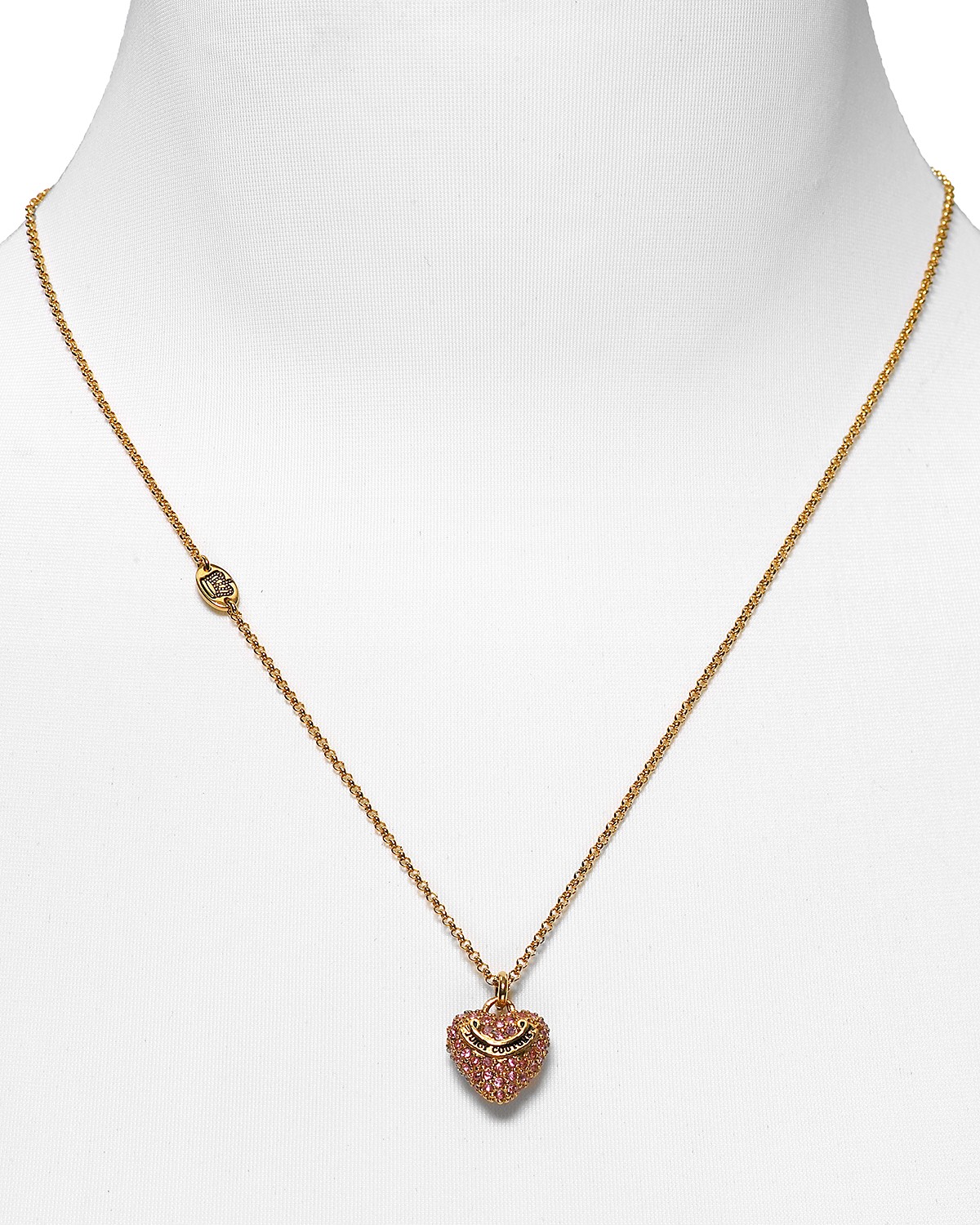The Chic Sac Juicy Couture Pave Heart Necklace