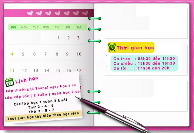 thời gian học lớp quản lý spa thời gian học lớp quản lý spa