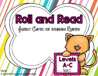 https://www.teacherspayteachers.com/Product/Roll-and-Read-Fluency-Games-for-Beginning-Readers-2813893