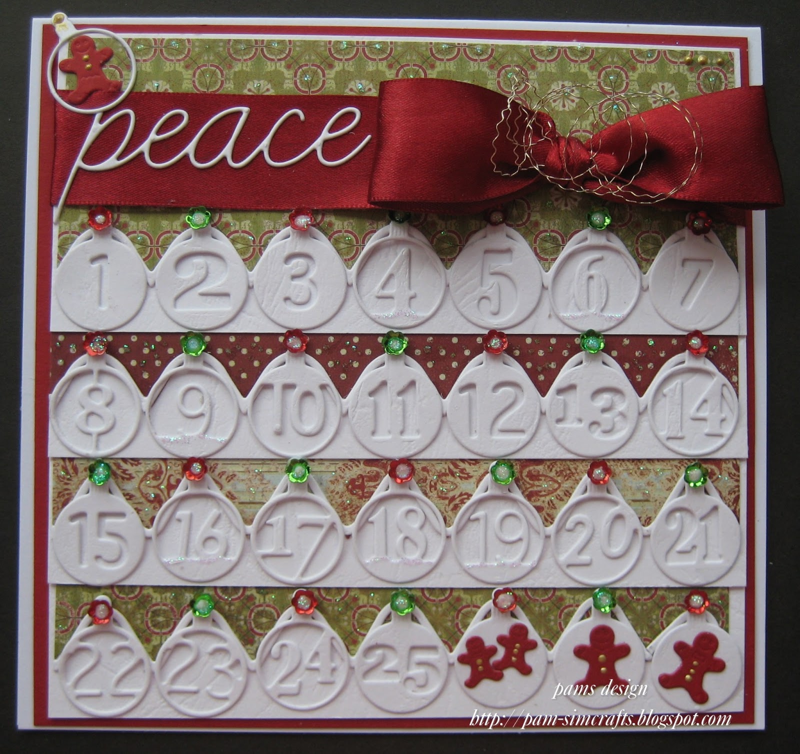 pamscrafts new memory box Advent Calendar 2013