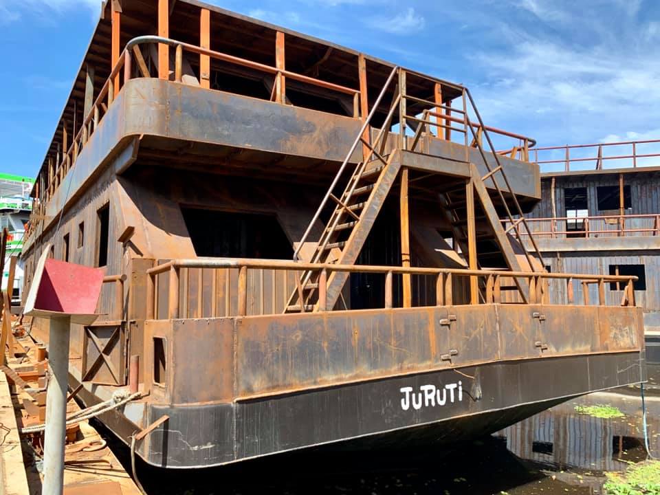 Estaleiro em Manaus vai concluir obras da UBS fluvial de Juruti em setembro