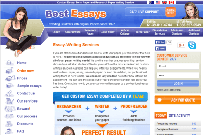 essay services writing