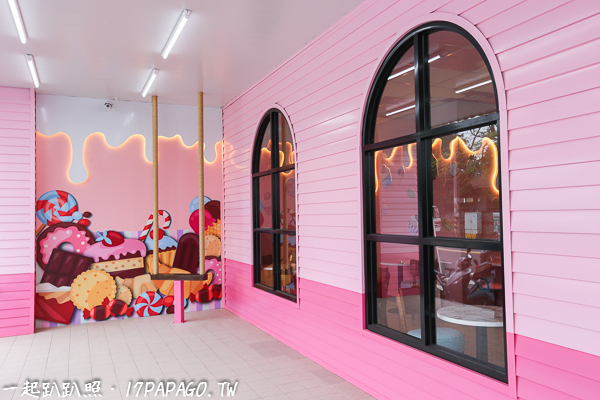 台中后里|7-11后糖門市|全台第一家粉紅糖果屋統一超商7-11|特色超商
