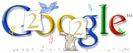 New Year 2002 Google Doodle