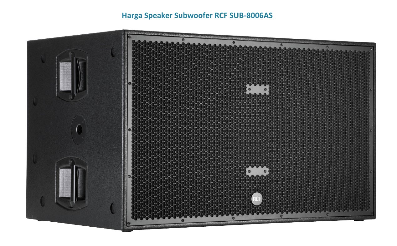 RCF SUB-8006AS Subwoofer Aktif 18 Inch