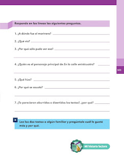 Apoyo Primaria Español 1er grado Bimestre 3 lección 12 ¿Qué le pasó al marinero? 