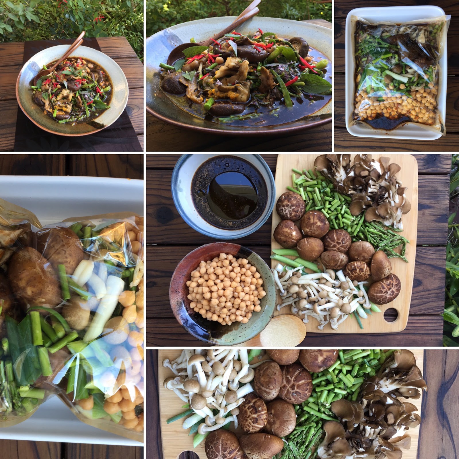 Avanti Cafe Musings Mushroom Garbanzo & Asparagus Stew Chef Mark