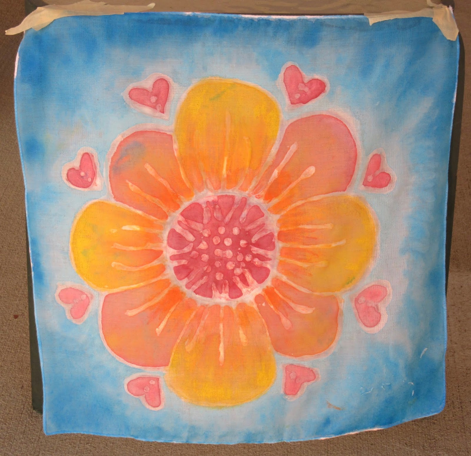 Kathy's Quilts Glue Batik Painting
