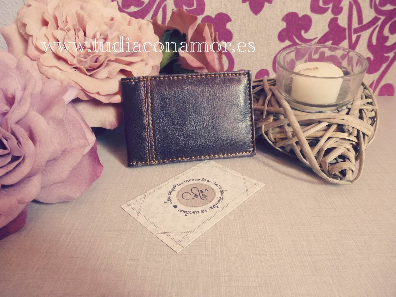 Detalle para hombre Tarjetero o cartera para hombre como detalles de boda