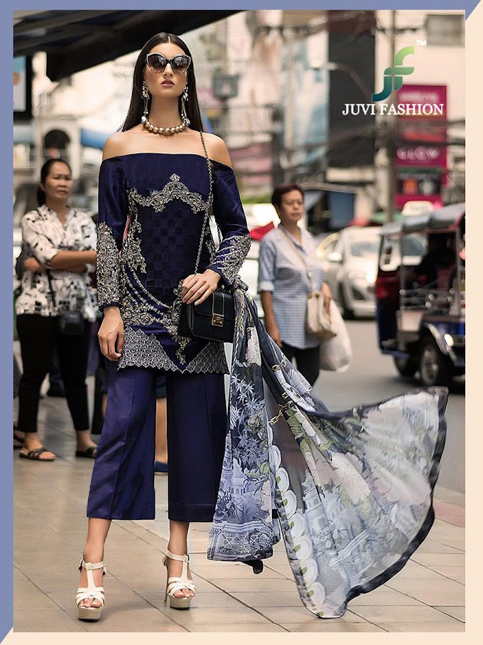 Juvi fashion Rangrasiya Carnation Pakistani Salwar kameez