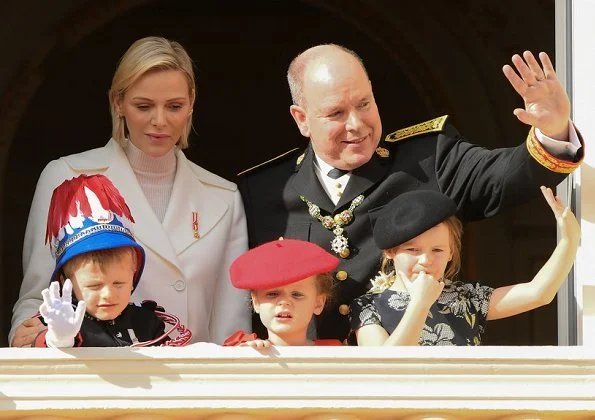 Princess Charlene, Princess Gabriella, Princess Caroline, Princess Stephanie, Beatrice Borromeo, Tatiana, Alexandra and Marie