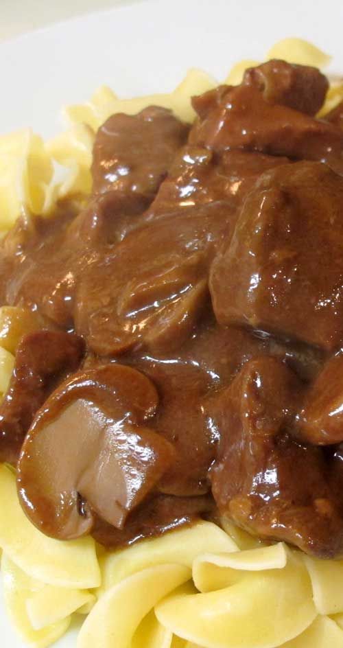 Comfort food at its very best! Crockpot Beef Tips & Gravy is the perfect meal to deliver homemade flavors with the ease of a slow cooker.