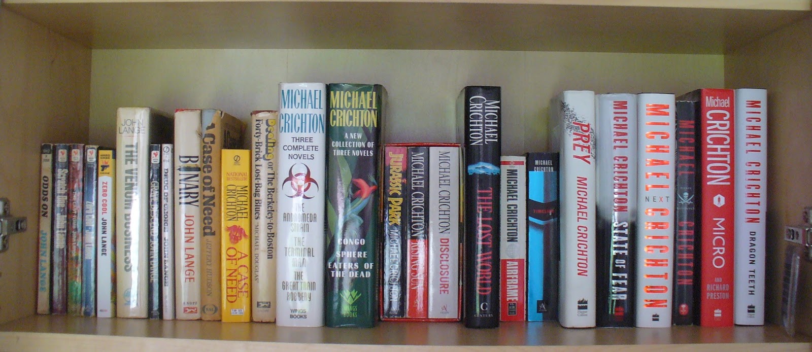 michael crichton books