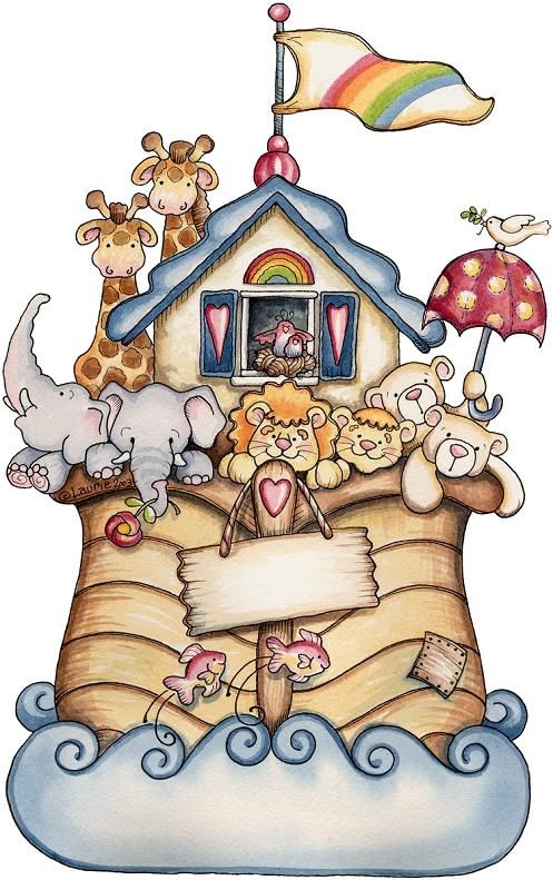 Arca de Noé dibujos para niños