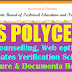TS POLYCET 2018 Web Counselling, web options, Certificates Verification Schedule, Procedure & Documents Required