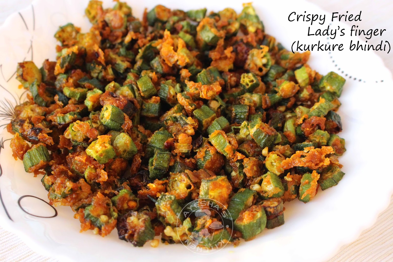 BHINDI FRY RECIPE KURKURE RECIPE / CRISPY LADYS FINGER