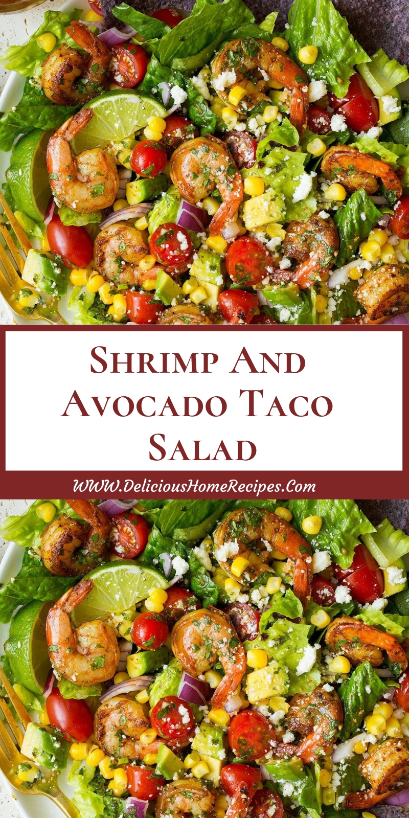Shrimp And Avocado Taco Salad Shrimp And Avocado Taco Salad