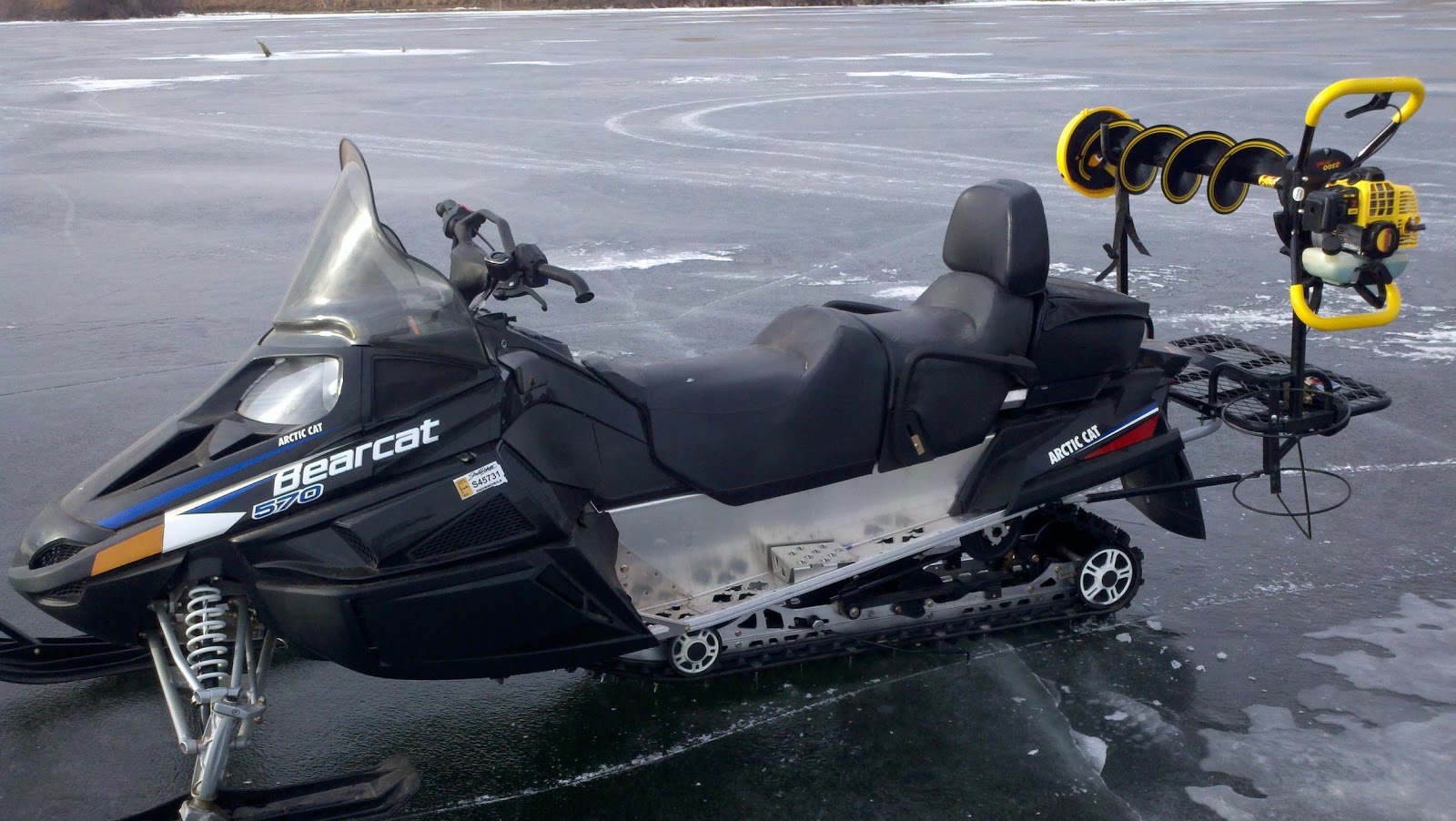 Auger Valve Image Snowmobile Ice Auger Holder