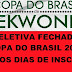 SELETIVA FECHADA PARA A COPA DO BRASIL 2017 INSCRIÇÕES ATÉ DOMINGO 22/10/2017
