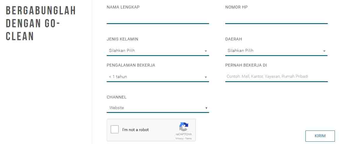 Daftar Go Clean Cara Melamar Kerja Di Go Clean Terbaru Langkah Cara Buat