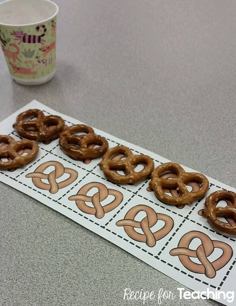 Pretzel Subtraction Problem Solving - Recipe for Teaching