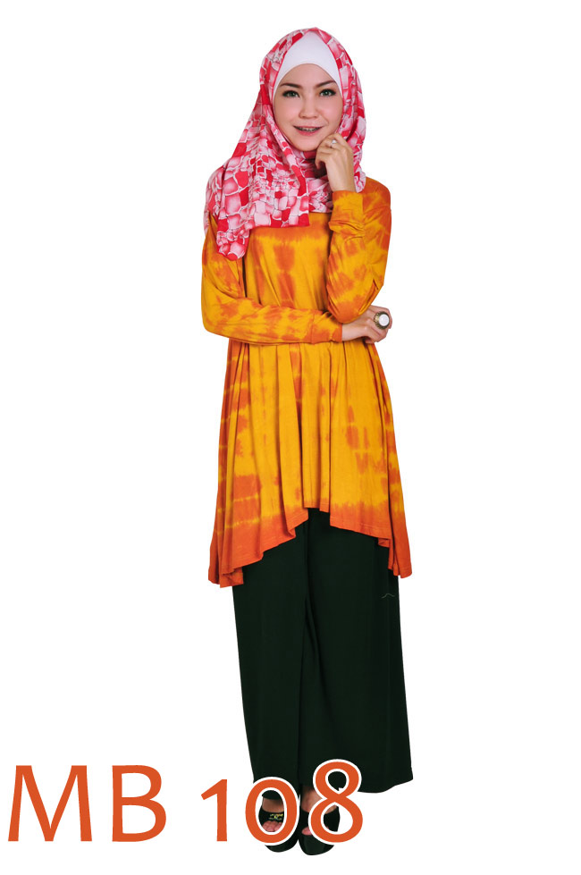 Tunik Umbrella Tie Dye Toko Online Baju Muslim Murah