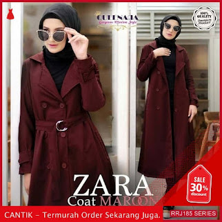 Jual RRJ185O162 Outerwear Zara Coat Wanita St Terbaru Trendy BMGShop