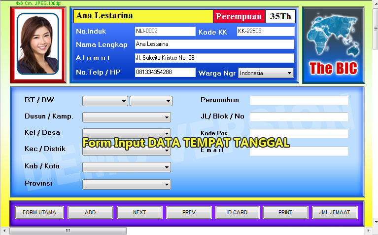 Software Database Gereja Software Database Gereja