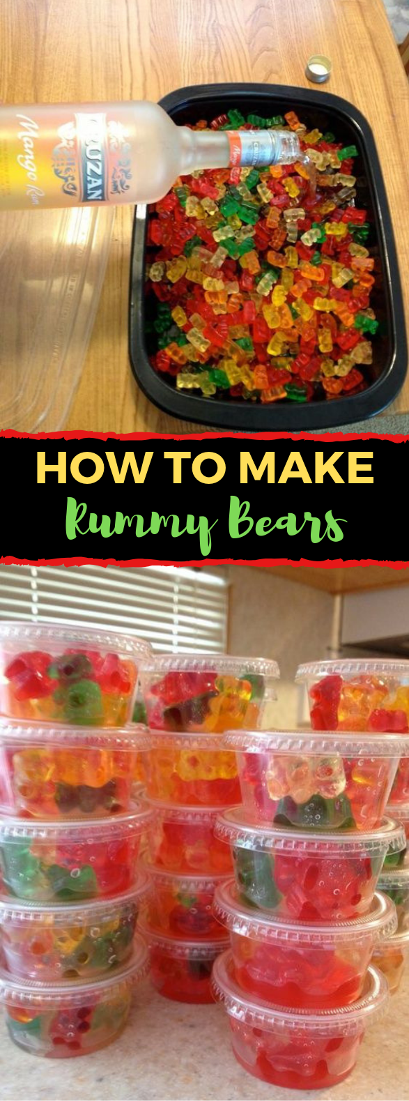 How to Make Rummy Bears #Alcohol #Drinks How to Make Rummy Bears #Alcohol #Drinks