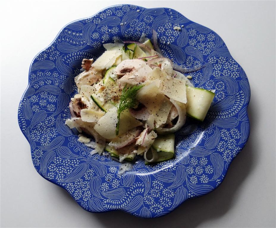 There's always thyme to cook... Shaved Zucchini and Fennel Salad