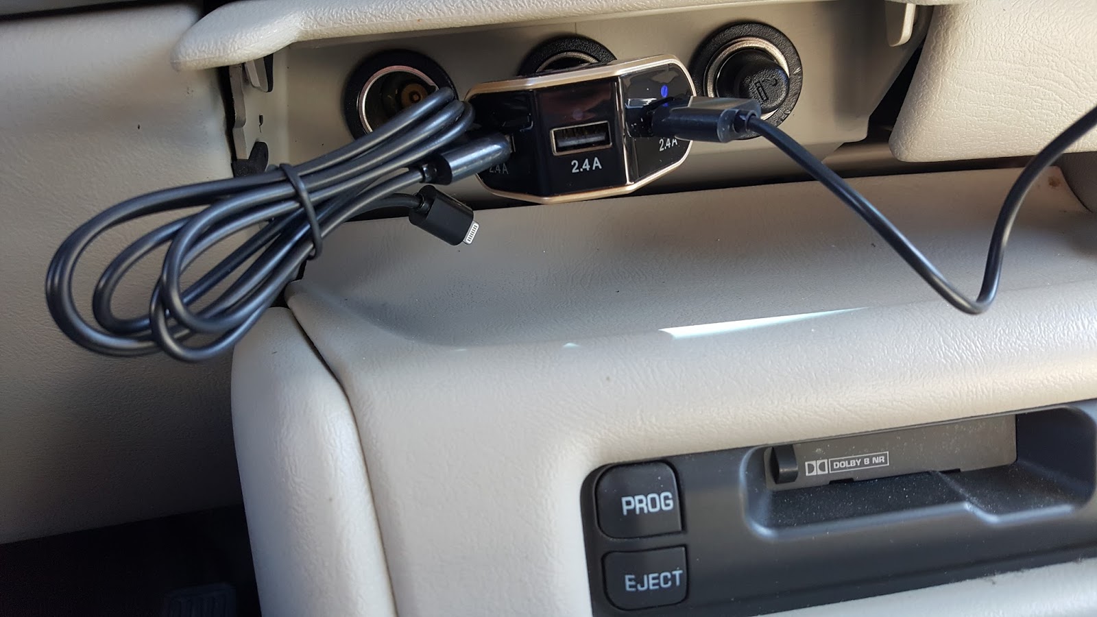 TripleBooster iPhone 5 Car Charger 7.2A 36W A Powerful USB Charger