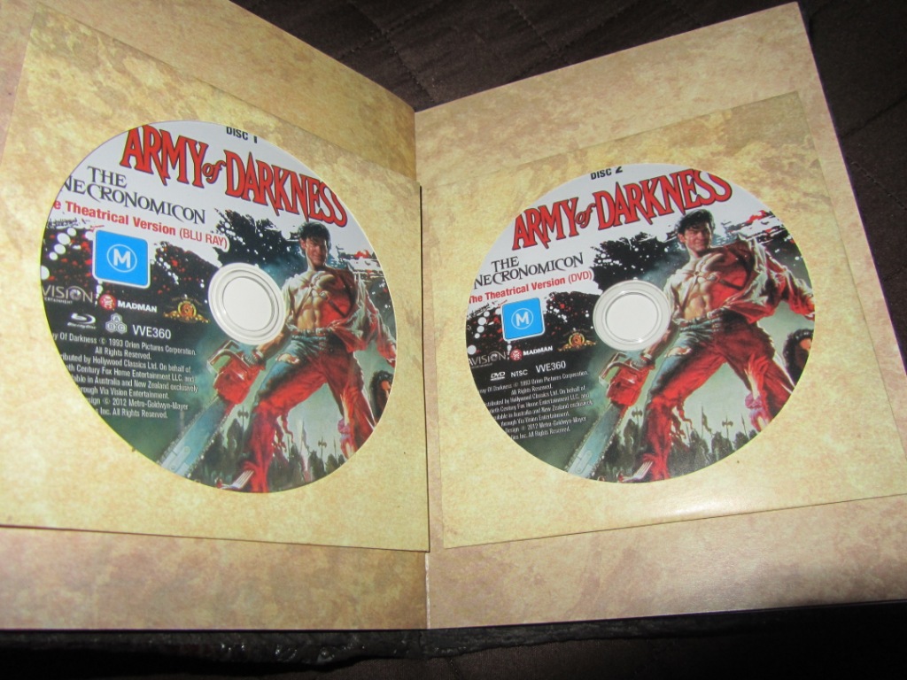 Rafa Collection Army Of Darkness The Necronomicon BD + DVD Australia
