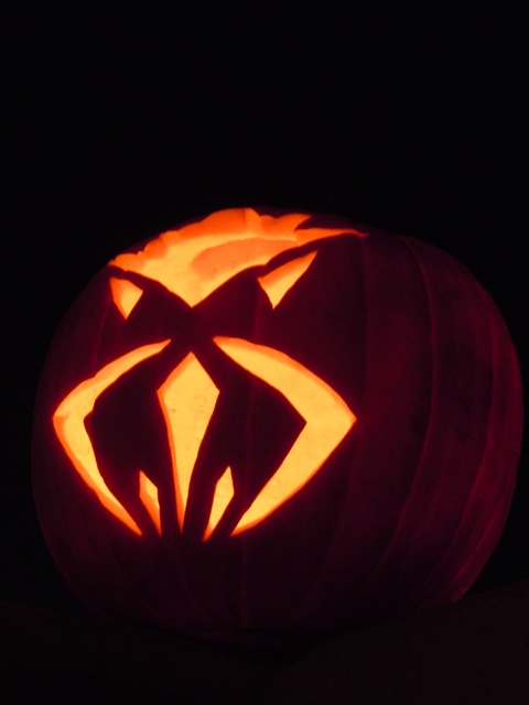 Halloween carved pumpkin 2011 Halloween pumpkin 2011