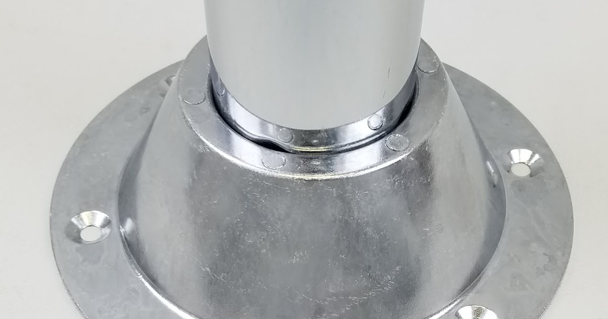 Class A Customs Heng's MA1119 Standard Table Base RV Table Leg Chrome classAcustoms