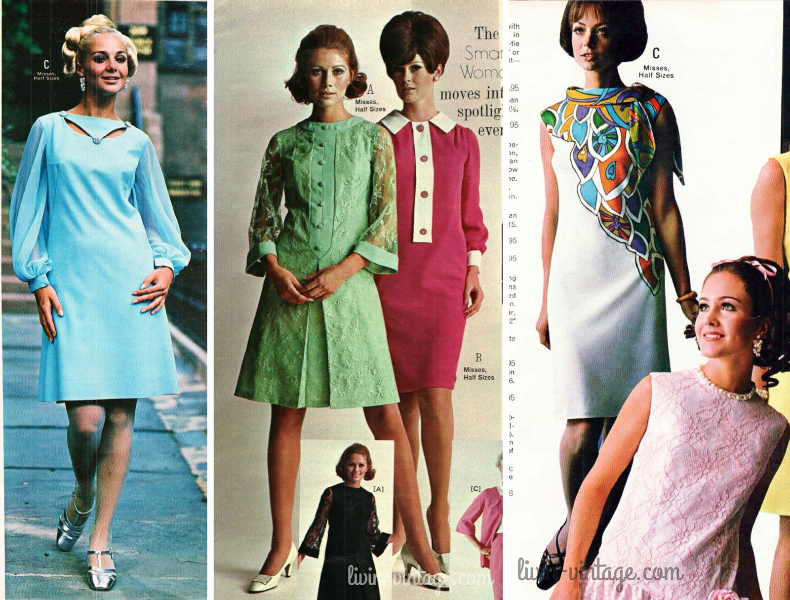 livin vintage: 1969 Women's Fashion via JC Penny's Catalog