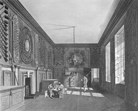 Guard Chamber, St James's Palace from The History of he Royal Residences by WH Pyne (1819) Guard Chamber, St James's Palace from The History of he Royal Residences by WH Pyne (1819)