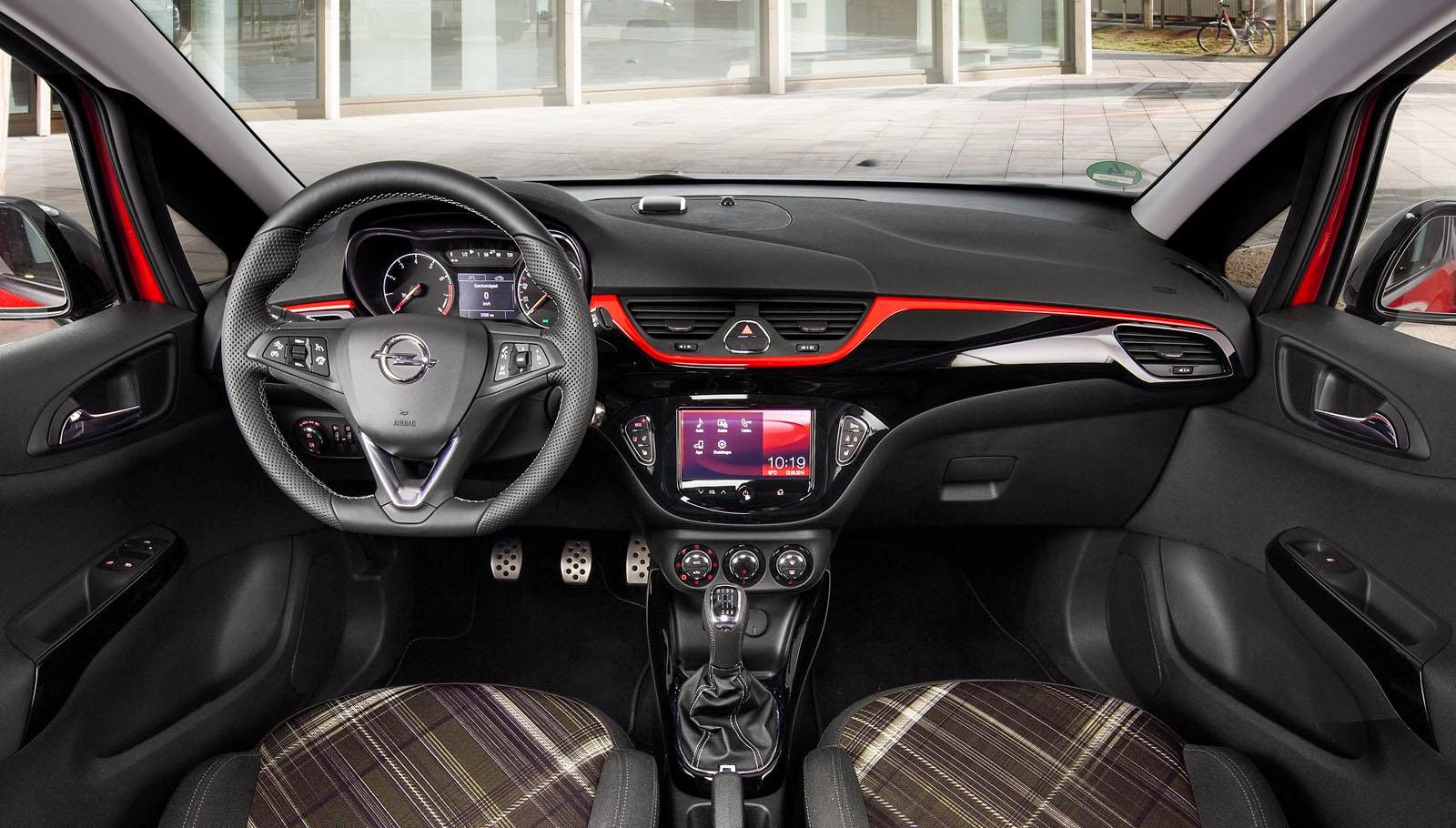 Opel Corsa 2015, interior 