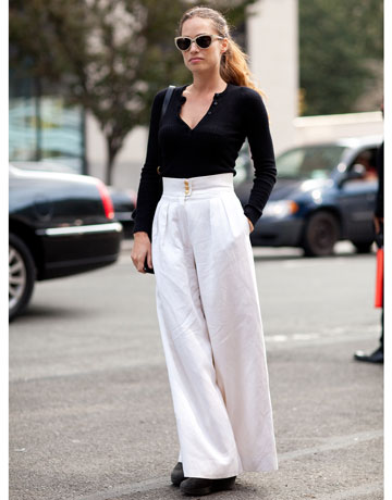 Wide pants - FRONT ROW