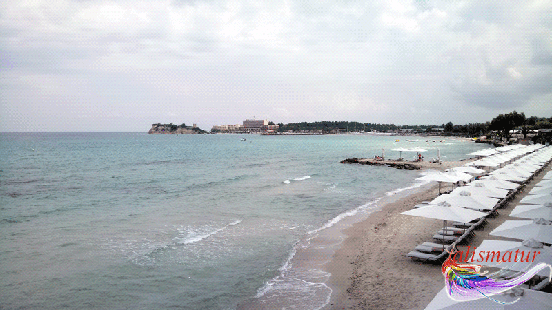 Пляжи в Сани резорт, Sani club, Кассандра, Халкидики, Греция