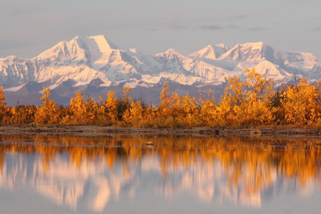 alaska lago montagne alaska