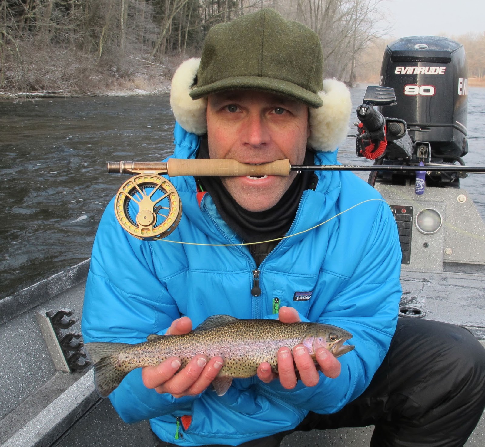 Muskegon River Trout 1/5/13 RiverQuest Charters