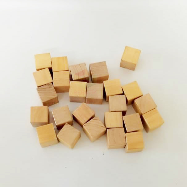 Kubus Kayu 3 Cm