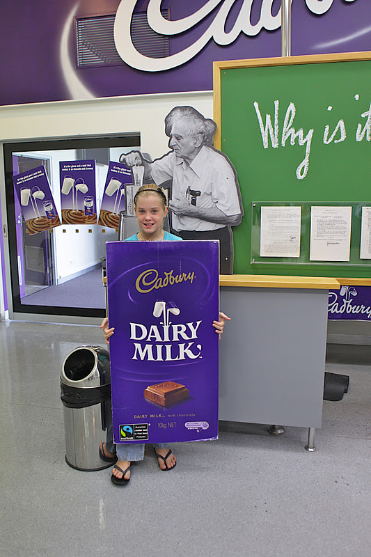 THE LONG LAP AROUND... Cadbury factory in Hobart....